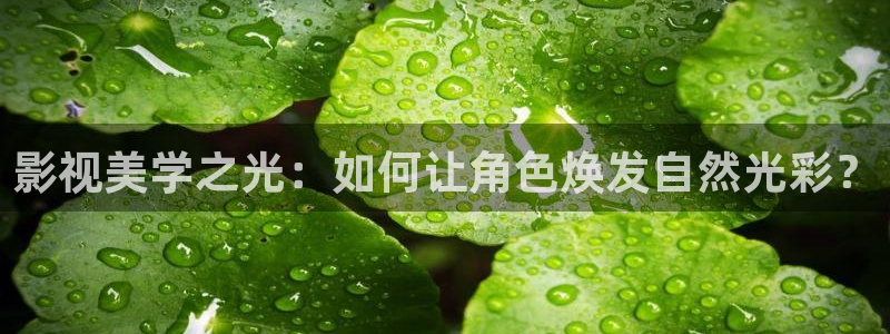 泡泡影院在线：影视美学之光：如何让角色焕发自然光彩？